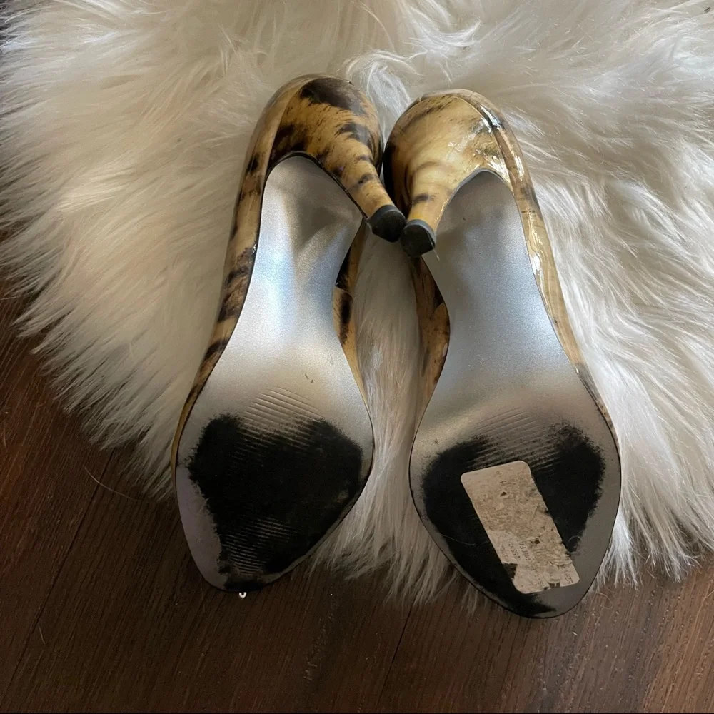 Jessica Simpson cheetah print Patent Leather Heels - Picture 5 of 8